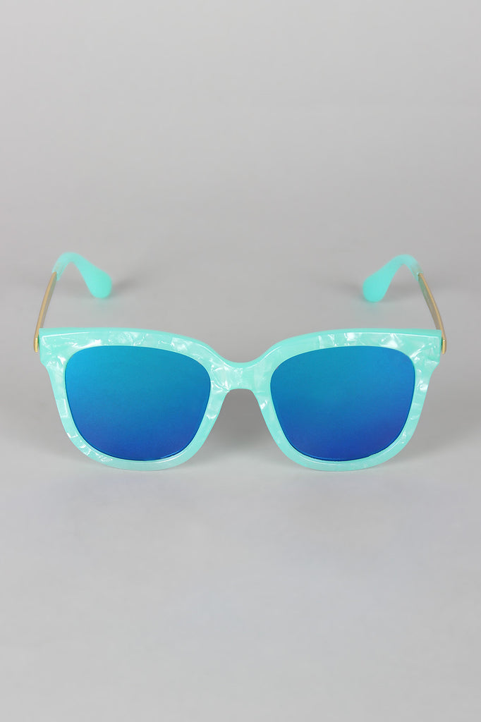 Wayfarer Style Granite Sunglasses