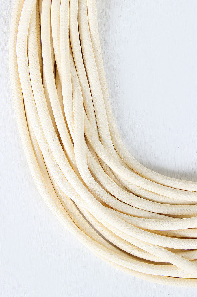 Multi Cord Bib Necklace