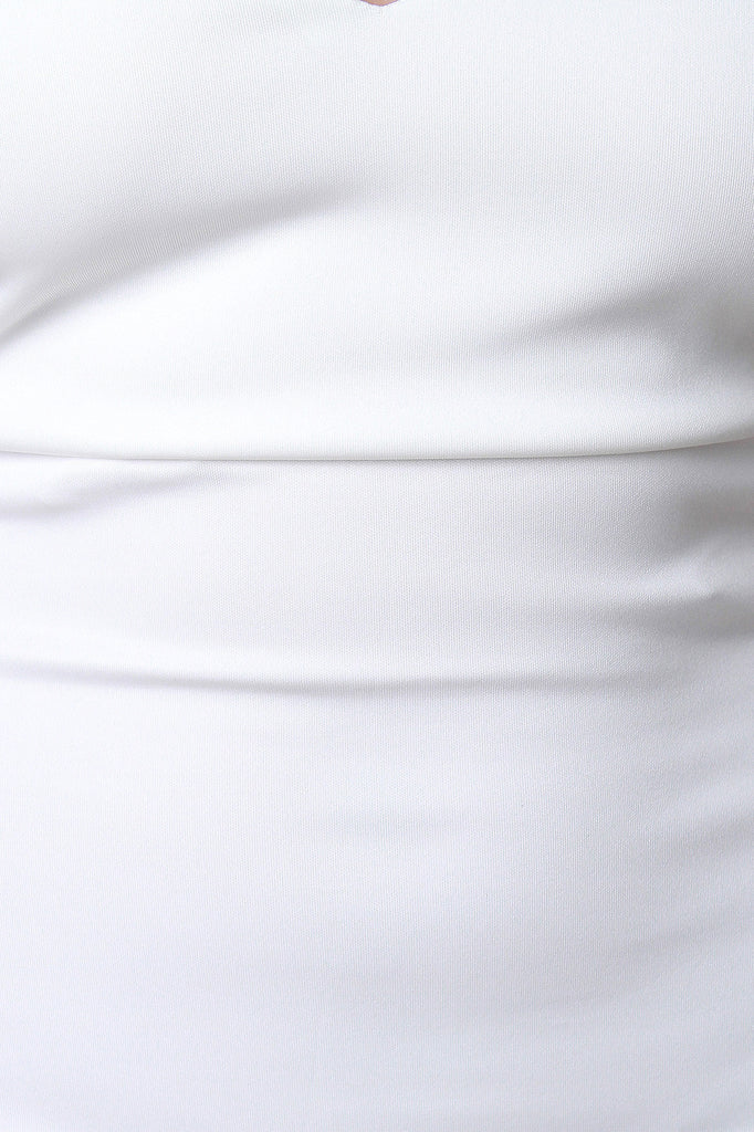 Crisscross Ruffle Open Back Midi Dress