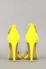 Patent Lucite Pointy Toe Stiletto Pump