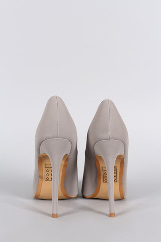 Shoe Republic Nubuck Pointy Toe Stiletto Pump