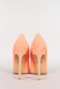 Shoe Republic Nubuck Pointy Toe Stiletto Pump