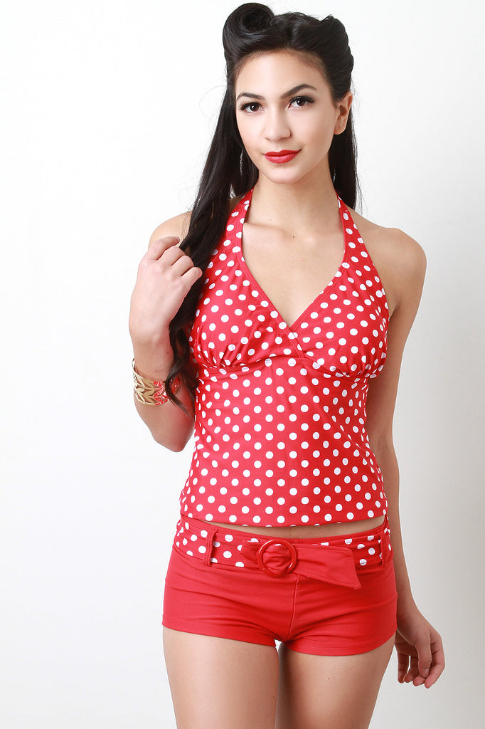 Polka Dot Tankini Set