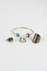 Stone Moon Torc Bracelet and Rings Set