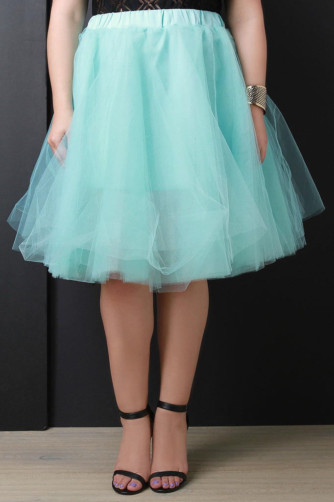 Tutu Tulle A-Line Skirt