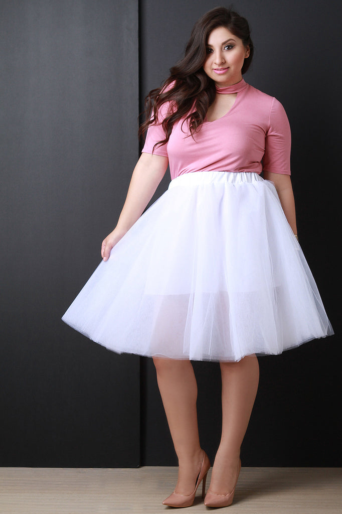 Tutu Tulle A-Line Skirt