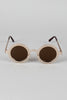Lattice Round Eye Sunglasses