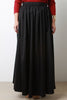 Taffeta Flared Maxi Skirt