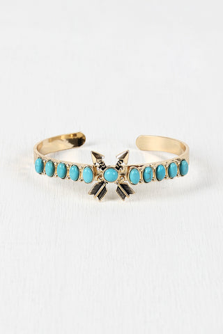 Delicate Arrow Bracelet And Ring Set