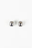 Hammered Rectangular Clip Earrings