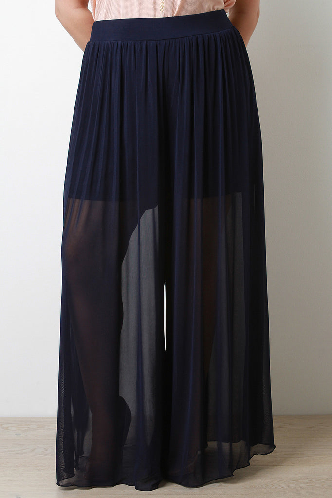 Mesh Maxi Pants