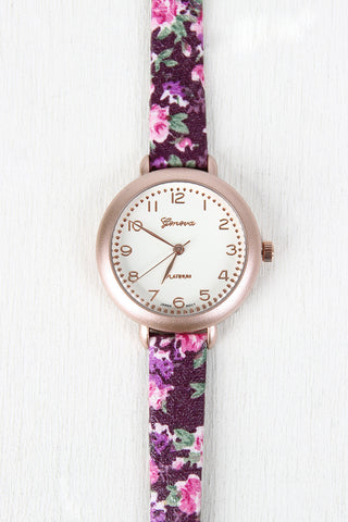 Geo Pattern Skinny Watch