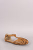 Paprika Woven Round Toe Fisherman Flat