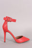 Breckelle Dorsay Ankle Cuff Pointy Toe Heel