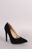 Wild Diva Lounge Nubuck Pointy Toe Stiletto Pump