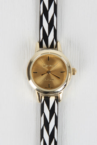 Geo Pattern Skinny Watch