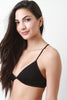 Jersey Knit Triangle Cup Bralette