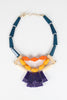 Colorful Tile and Bead Statement Necklace