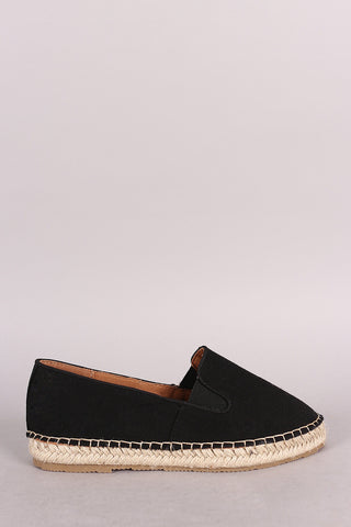 Bamboo Nubuck Ankle Cuff Lace-Up Flat