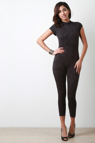 Native Semi-Sheer Mesh Jumpsuit