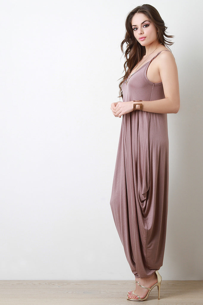 Jersey Knit Loose Baggy Jumpsuit