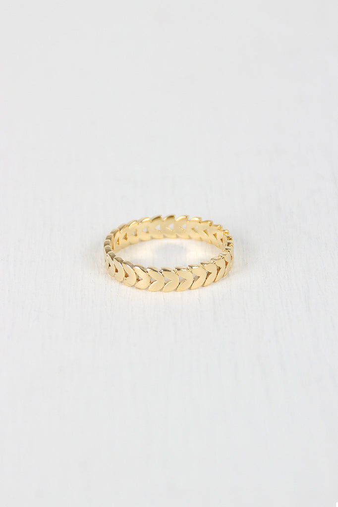 Leaf Band Ring