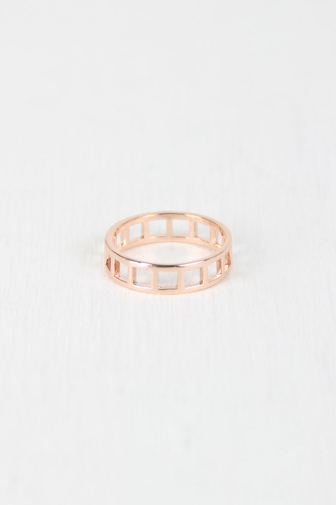 Square Cut Out Ring