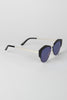Geometric Semi-Rimless Sunglasses