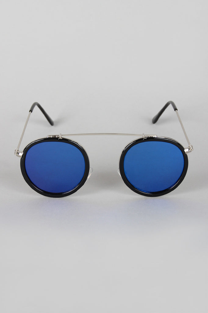 Amazon.com: ShadyVEU 80s Retro Round Colorful Tint Sunglasses Circle Style  Groovy Metal Wire Frame Hippie Circle Shades (Gold Frame, Blue) : Clothing,  Shoes & Jewelry