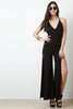 Wide Leg Open Back Jumpsuit