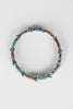 Colorblock Leaves Stretch Bracelet