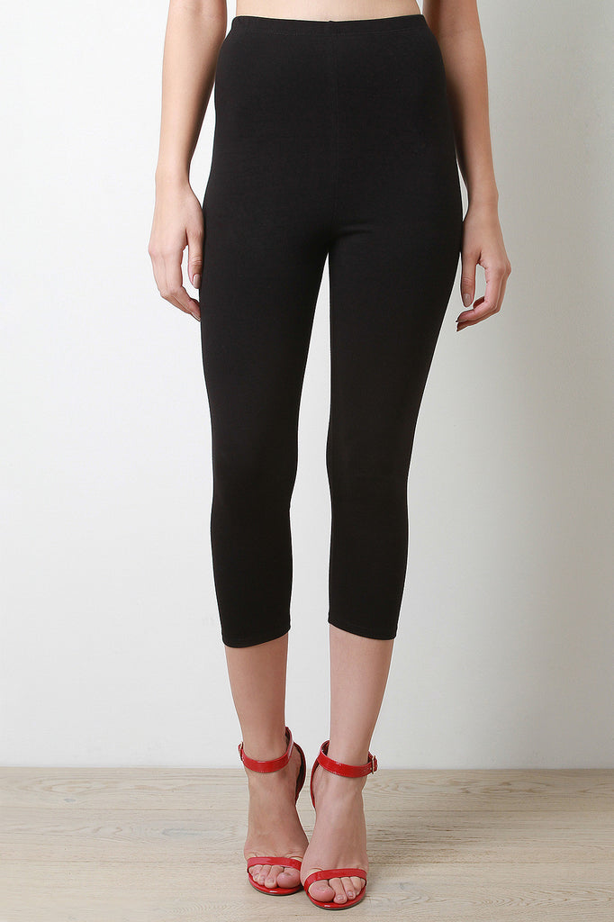 High Waisted Capri Leggings