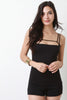 Strappy Square Neck Romper