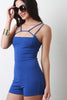 Strappy Square Neck Romper