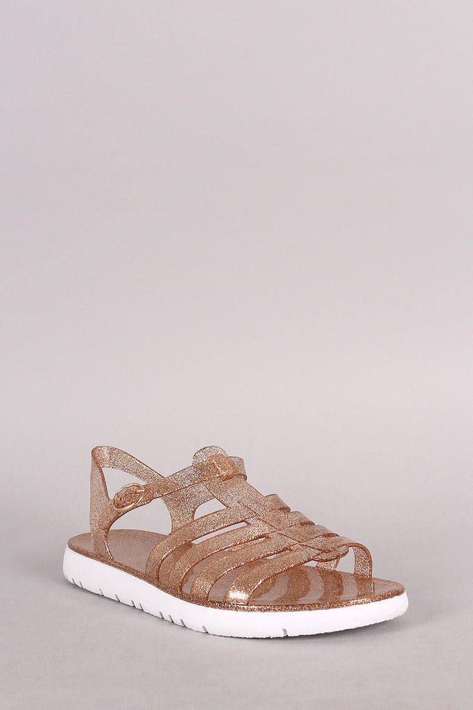 Bamboo Fisherman Jelly Flat Sandal