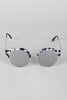 Marble Cats Eye Cutout Sunglasses