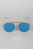 Straight Aviator Side Shield Sunglasses