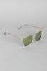 Butterfly Wing Wire Rimmed Sunglasses