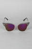 Butterfly Wing Wire Rimmed Sunglasses
