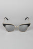 Butterfly Wing Wire Rimmed Sunglasses