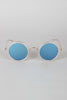 Vintage Metallic Round Sunglasses