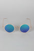 Vintage Metallic Round Sunglasses