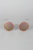 Vintage Metallic Round Sunglasses