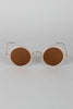 Vintage Metallic Round Sunglasses