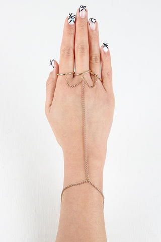 Delicate Arrow Bracelet And Ring Set