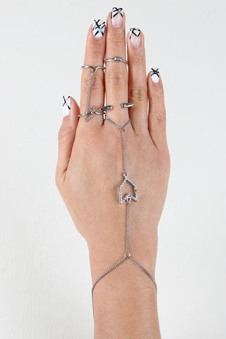 Delicate Arrow Bracelet And Ring Set