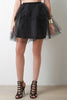 Layered Tulle Mini Skirt