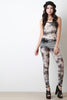 Tie Dye Mesh Jumpsuit