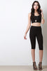 Thermal Knit Sleeveless Crop Top