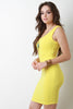 Solid Scoop Neck Sleeveless Midi Dress